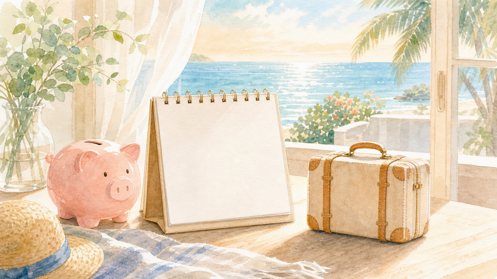旅行資金の作り方のイメージ