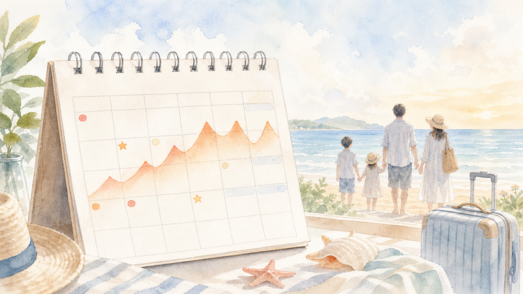 高くなりやすい時期のイメージ